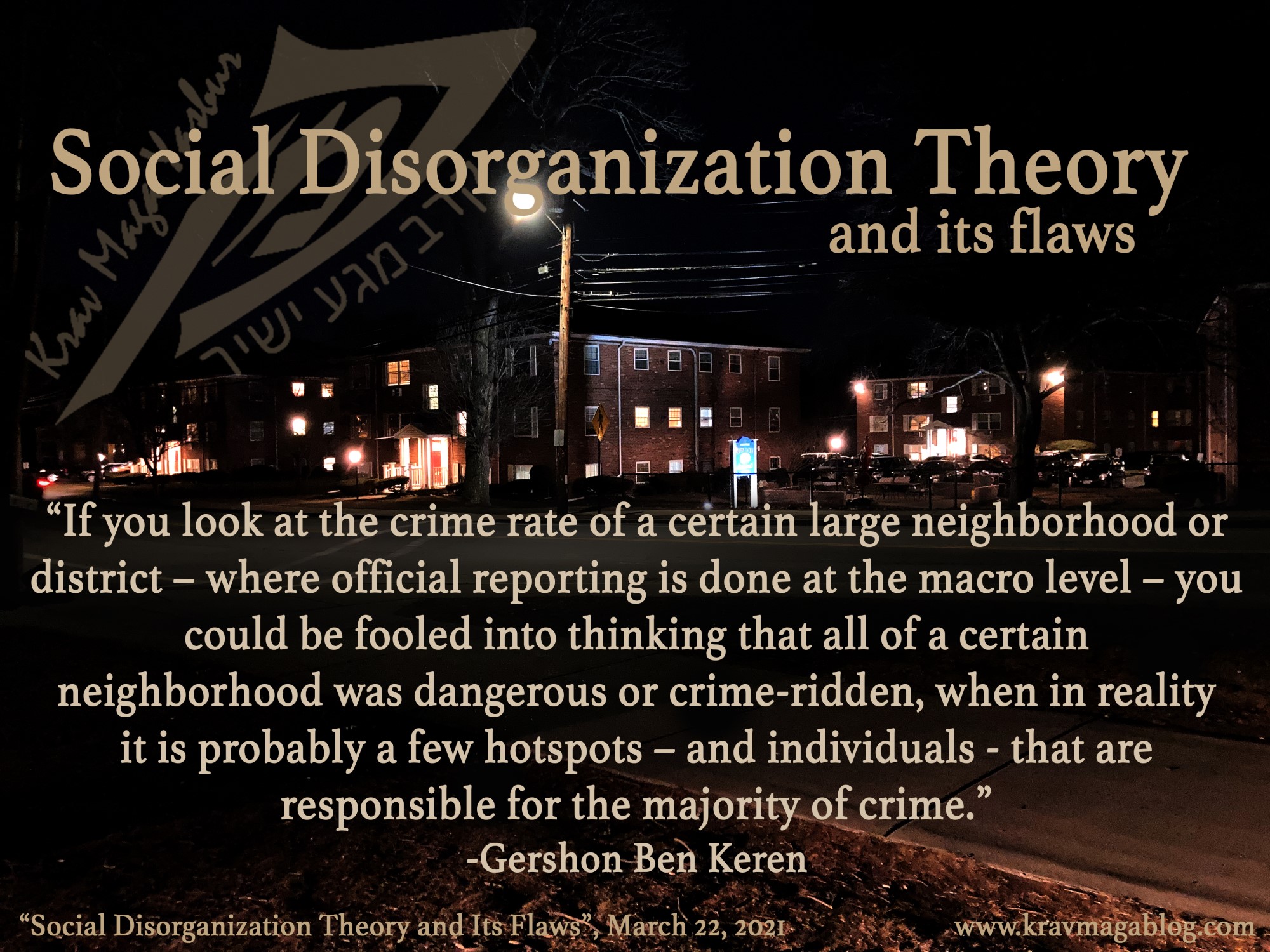 Social Disorganization Theory & Its Flaws