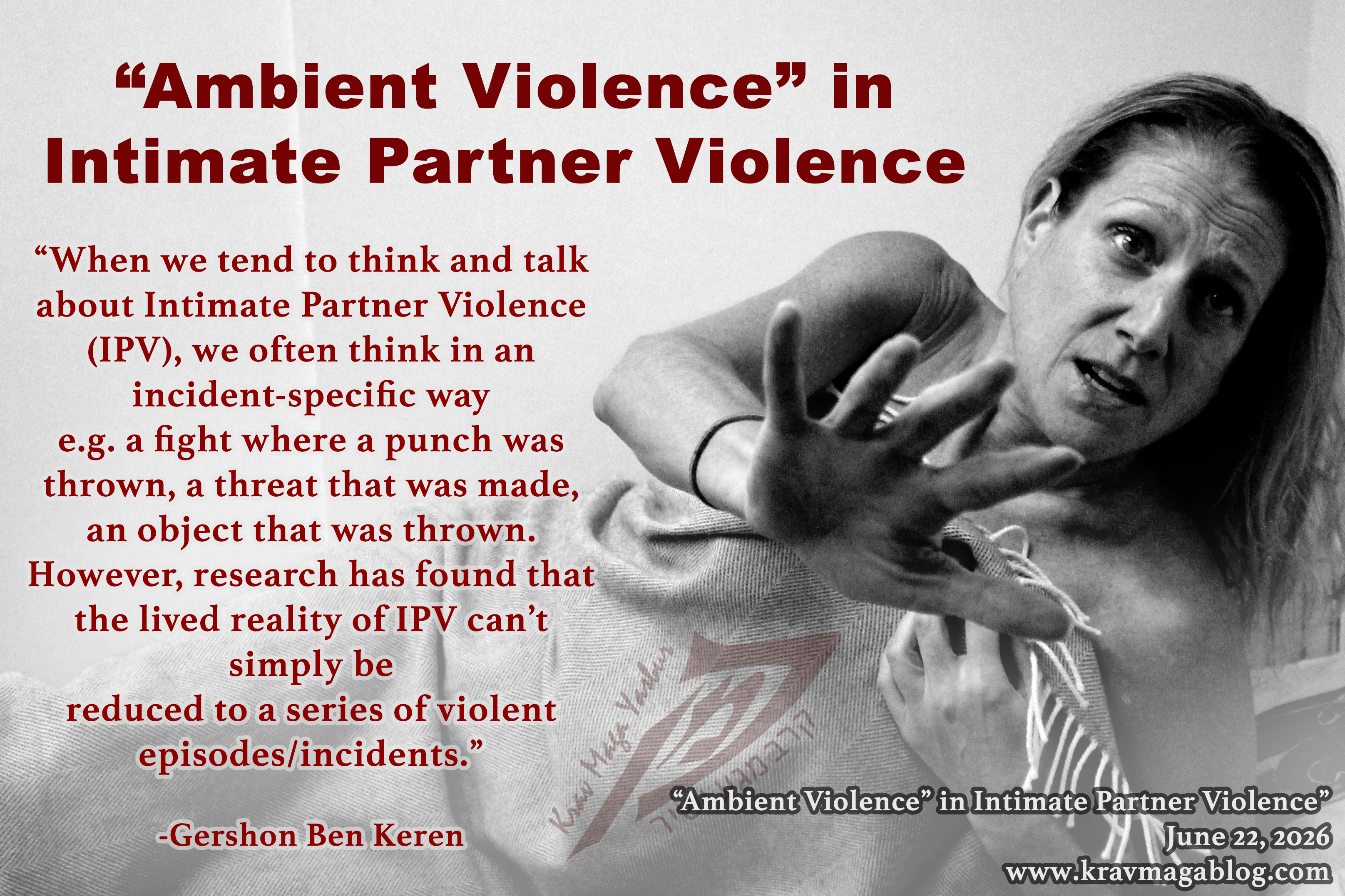 Ambient Violence in Intimate Partner Violence