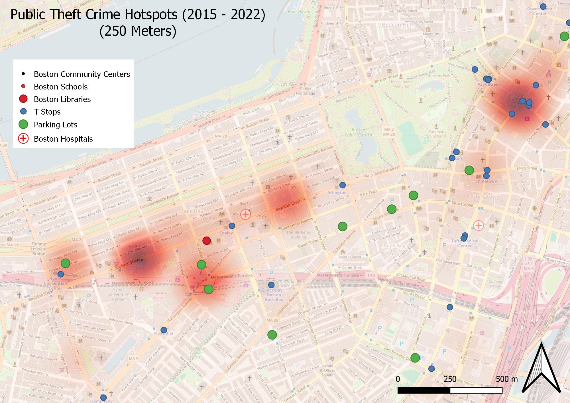 Boston Theft Hotspots