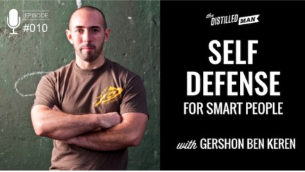 Gershon Ben Keren On The Distilled Man Podcast talking About Krav Maga